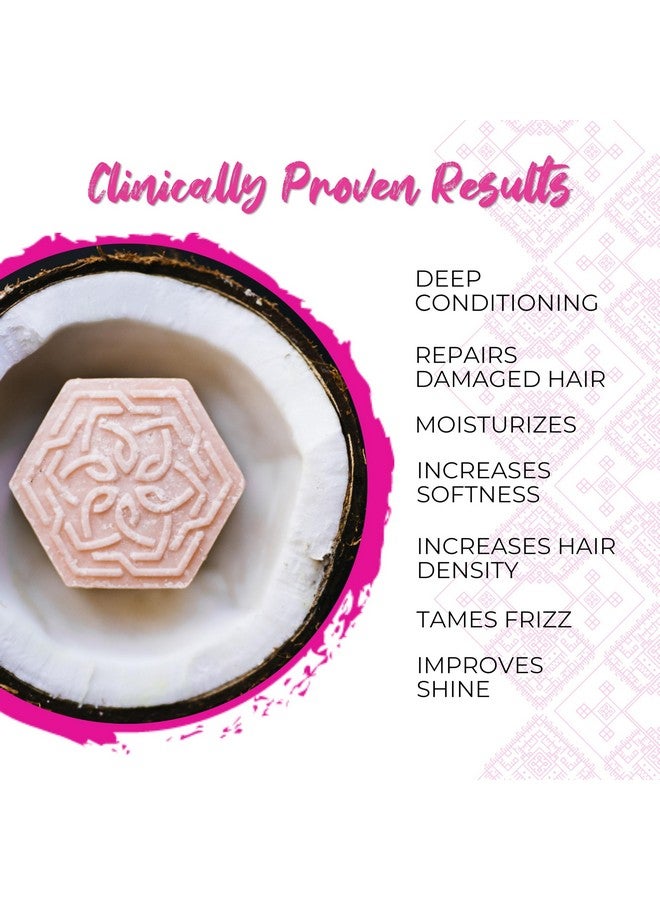 Coconut Bliss Advanced Repair And Moisturizing Shampoo Bar Made With Rice Water For Hair Growth Handcrafted Sulfate Free Shampoo