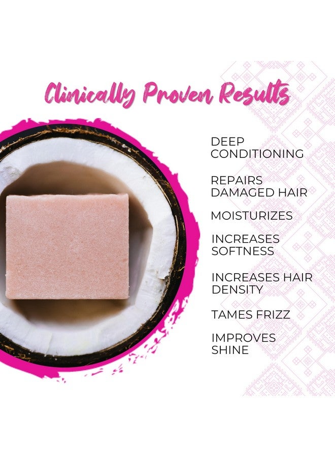 Coconut Bliss Advanced Repair And Moisturizing Shampoo Bar Made With Rice Water For Hair Growth Handcrafted Sulfate Free Shampoo