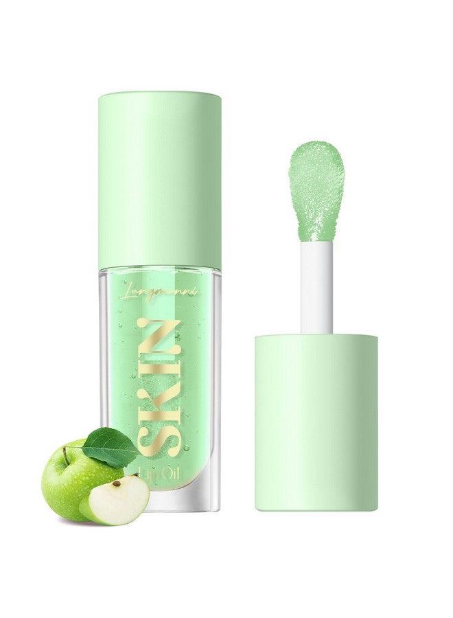 Moisturizing Lip Oilnosticky Lip Gloss Lip Balm Lip Carefruit Flavoured Lip Oil For Dry Lip'S Moisturizing Hydrating And Nourishing ((Green Apple))