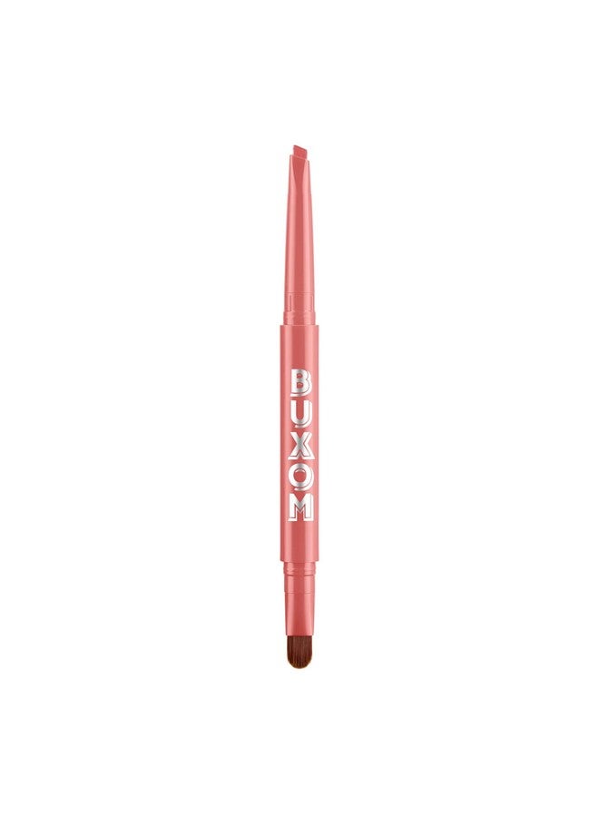 Power Line Plumping Lip Liner Long Lasting And Retractable Lip Liner Moisturizing With Peptides And Vitamin E For Plump Cruelty Free