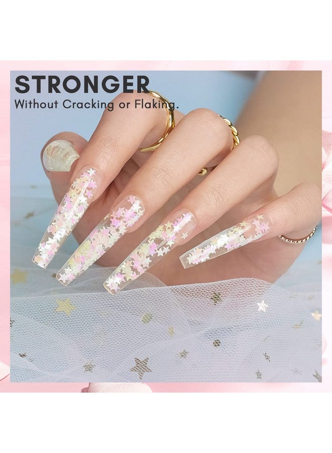 Glitter Acrylic Nail Powder2Oz Mixed Sparkly Acrylic Powderpink Yellow Star Clear Nail Acrylic Powder For Extension Carving Sticking Manicure Gifts Wonderland