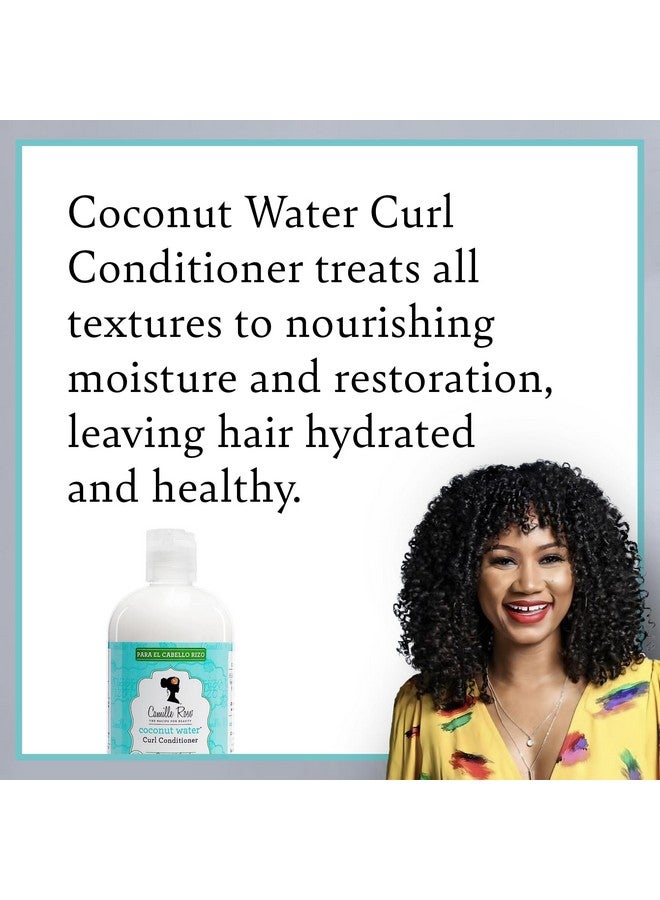 Coconut Water Conditioner 12 Oz Natural Coconut Oil Rosemary Oil Castor Oil