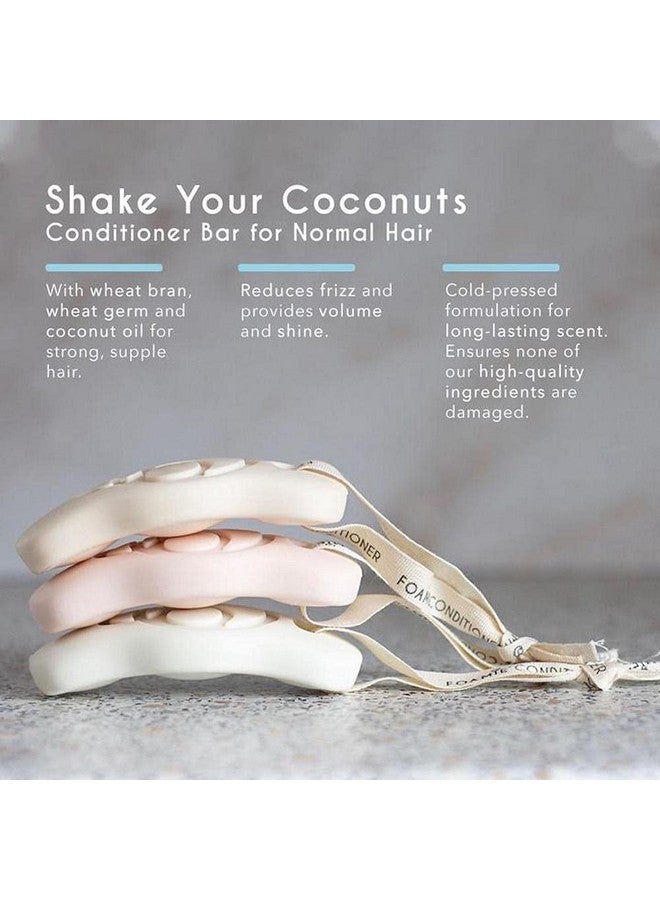 Natural Hair Solid Conditioner Bar Deep Conditioner For Dry Damaged Hair Coconut Conditioner Bar Soapfree Cleans Your Scalp Plastic Free Cruelty Paraben & Sulfate Free