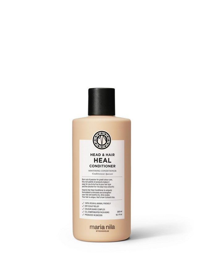 Head & Hair Heal Conditioner 10.1 Fl Oz Soothing Aloe Vera For Dry & Itchy Scalps 100% Vegan & Sulfate/Paraben Free