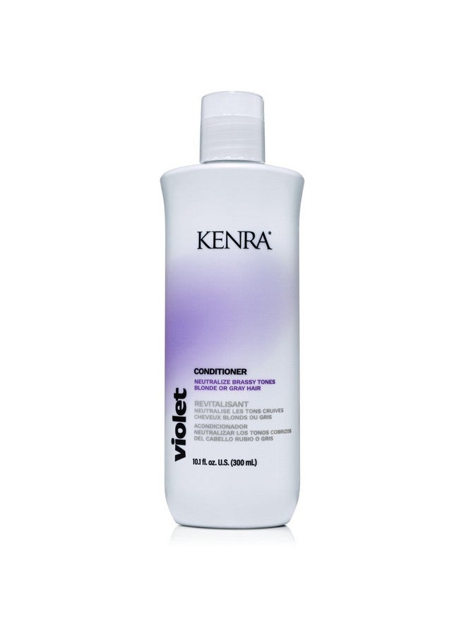 Kenra Violet Conditioner Eliminates Brassy Tones Purple Pigment + Deposit Neutralizes Yellow Moisturizes Processed Hair Enhances Vibrancy Of Blonde Or Gray Hair Color Safe