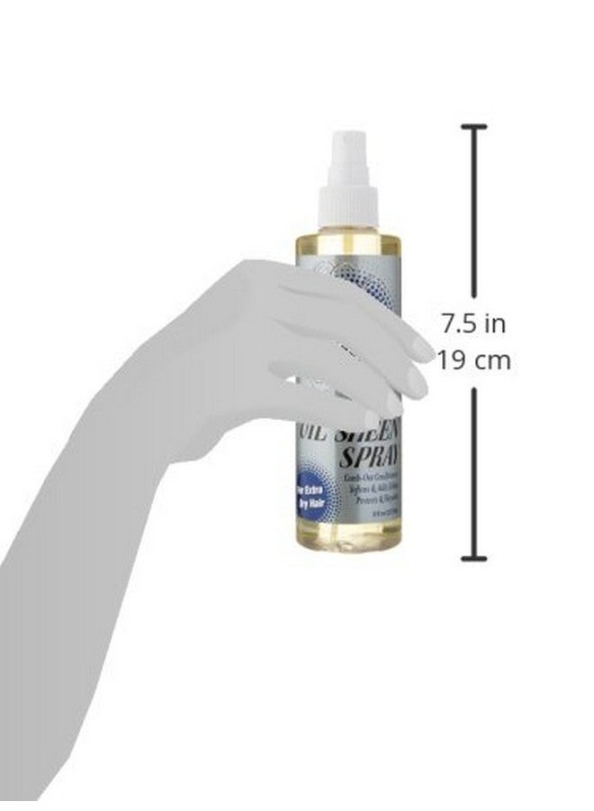 Comb Out Conditioner & Oil Sheen Spray Moisturizer Extra Dry Hair 8 Oz