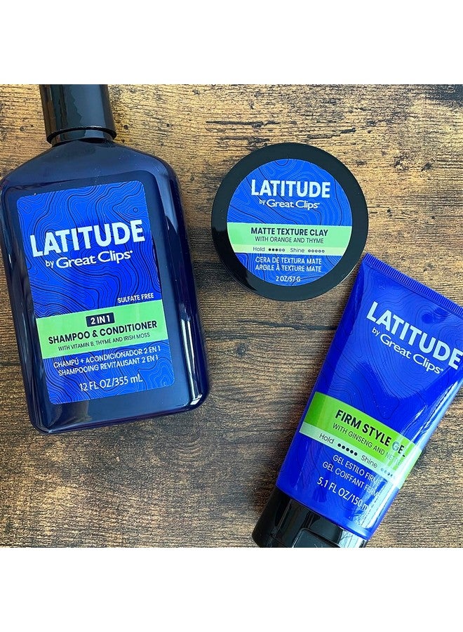Latitude Leavein Conditioner Hydrating Leave In Conditioner For Men Promotes Hair Strength + Renewal 12Oz