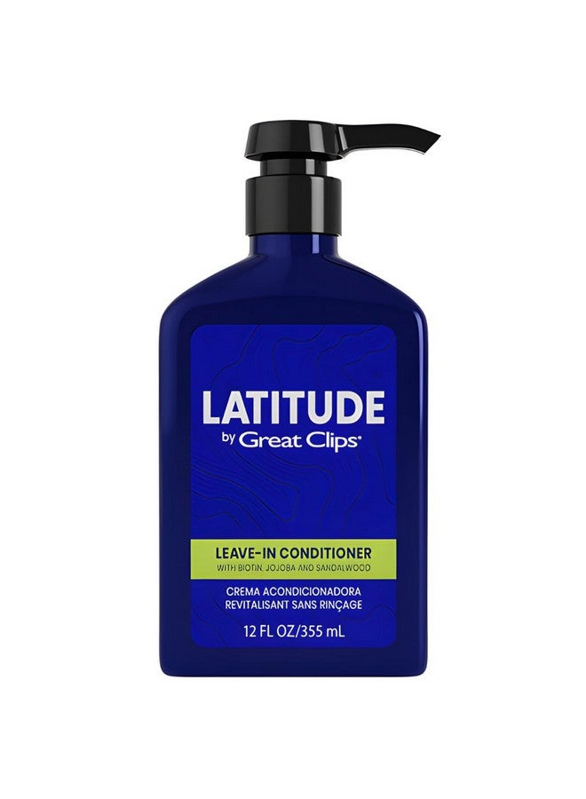 Latitude Leavein Conditioner Hydrating Leave In Conditioner For Men Promotes Hair Strength + Renewal 12Oz