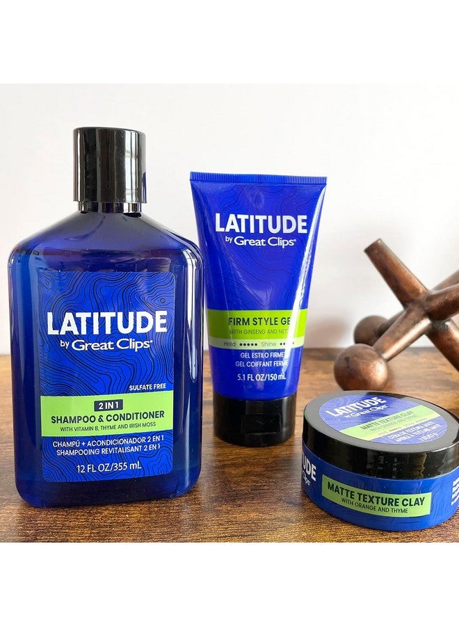 Latitude Leavein Conditioner Hydrating Leave In Conditioner For Men Promotes Hair Strength + Renewal 12Oz