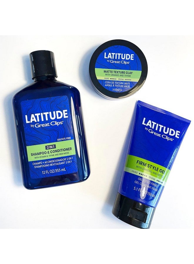 Latitude Leavein Conditioner Hydrating Leave In Conditioner For Men Promotes Hair Strength + Renewal 12Oz