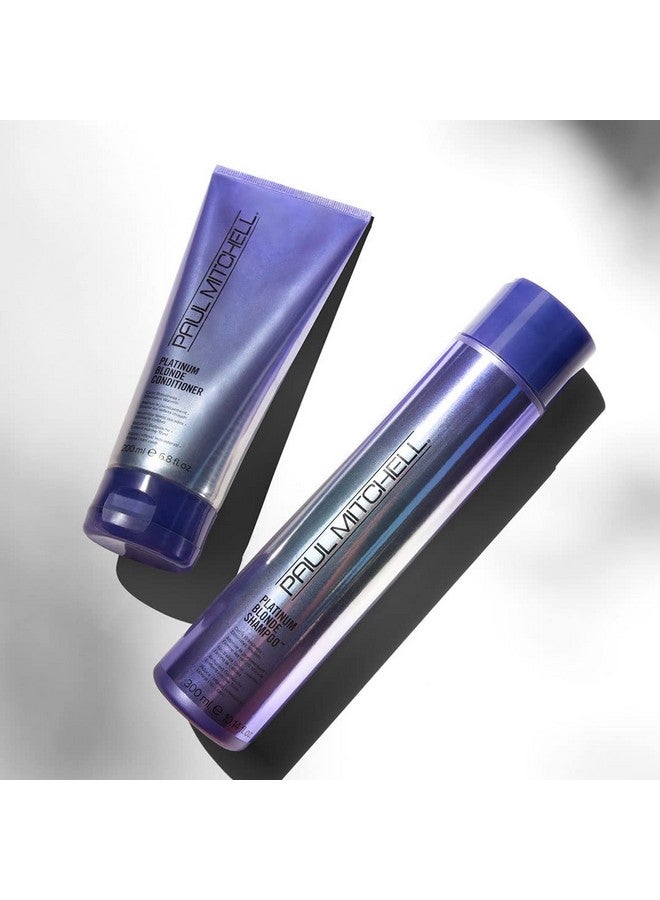 Platinum Blonde Purple Conditioner Cools Brassiness + Eliminates Warmth For Colortreated Hair + Naturally Light Hair Colors 33.8 Fl. Oz