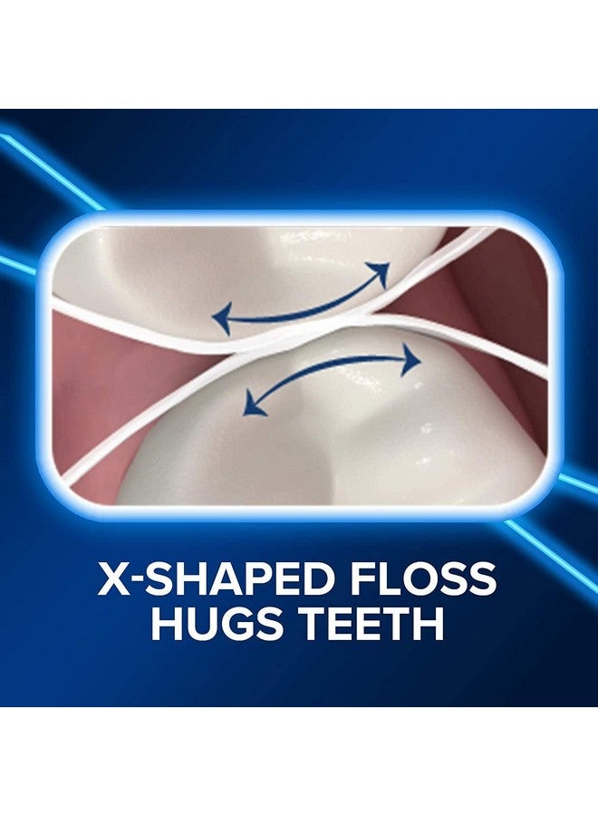 Cross Flosser Plaque Control Floss Picks Xshaped Floss 75 Count (Pack Of 4)