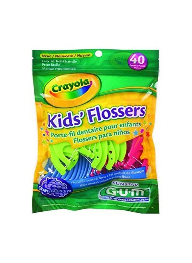 Crayola Kids' Flossers 40 Each (Pack Of 3)