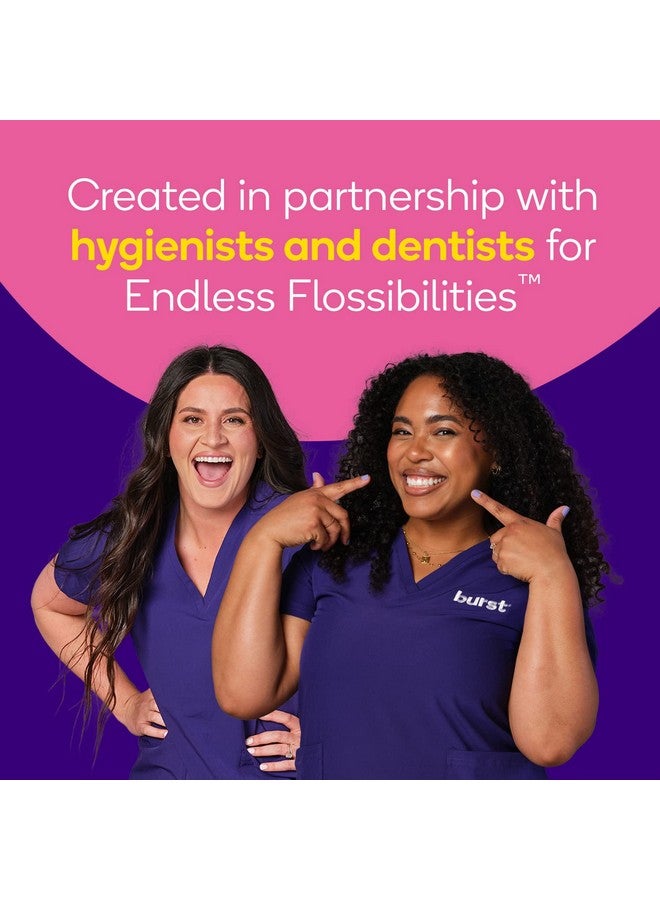 Kids Flossables Kids Flossers Kids Floss Picks With Ergonomic Design Noslip Grip Smiley Face And Fun Colors Toddler & Kids Dental Floss Ages 3+ Strawberry Aroma 1 Pack (90 Count)