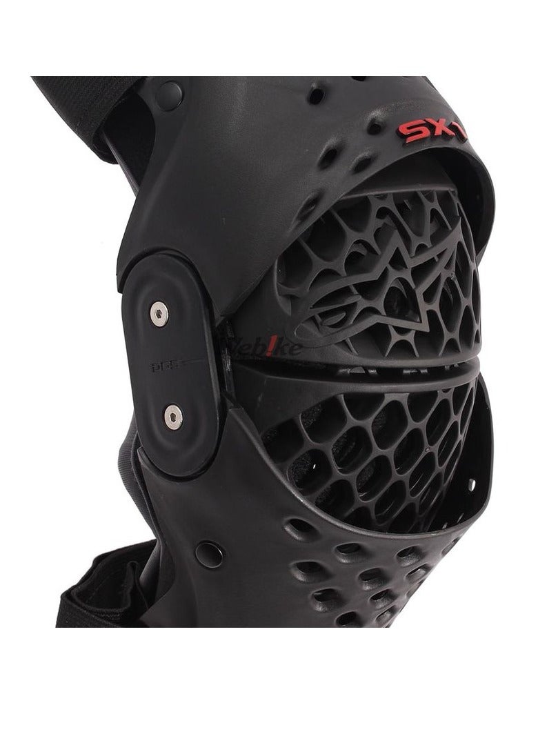 Alpinestars SX-1 V2 Knee Protector Black/Red - L/XL