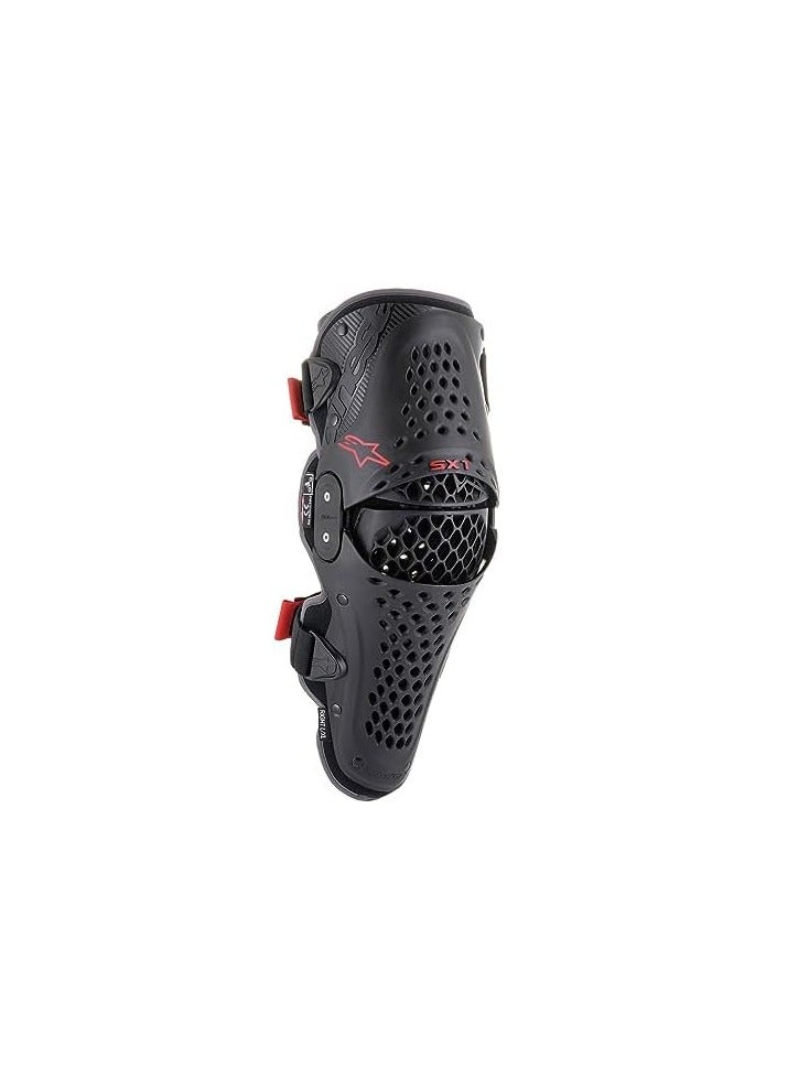 Alpinestars SX-1 V2 Knee Protector Black/Red - L/XL