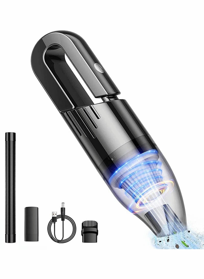 Car Vacuum Cordless Handheld Vacuum for Quick Dust Buster Cordless Rechargeable for Car Home and Office