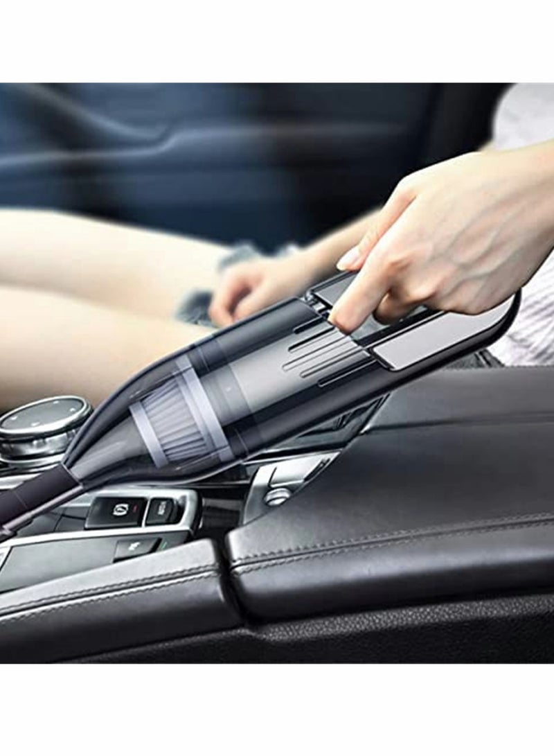 Car Vacuum Cordless Handheld Vacuum for Quick Dust Buster Cordless Rechargeable for Car Home and Office