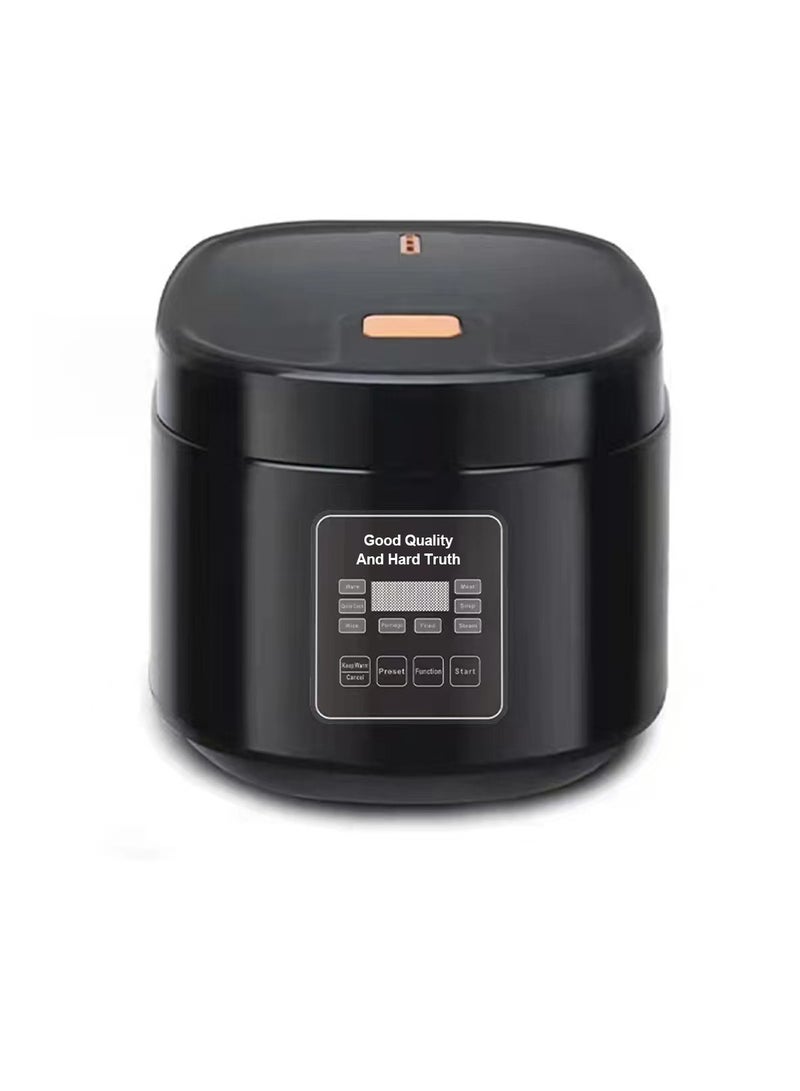 5 Liters - Electric Rice Cooker, 8 In 1 Instant Programmable, 700 Watts, 12 Smart Programs TK-108 Black