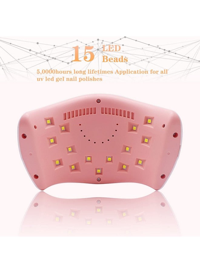 Uv Led Nail Lamp Nail Dryer 72W Gel Nail Polish Curing Lamp Uv Nail Lamp Led Nail Lamp For Gel Nail Polish Kit Nail Light Nail Art Accessories White (White)