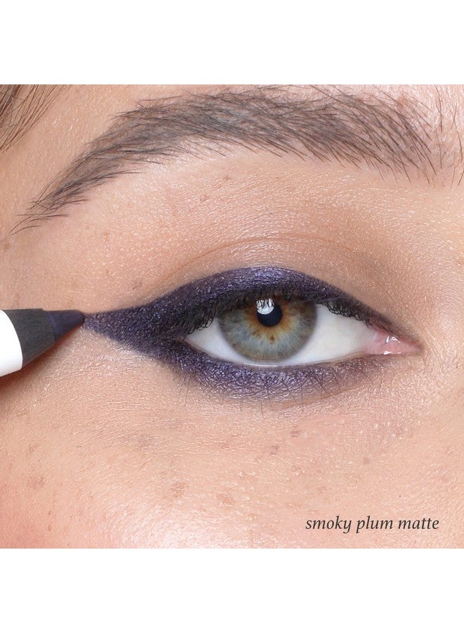 When Pencil Met Gel Sharpenable Multiuse Longwear Eyeliner Pencil Smoky Plum Transferproof High Performance Liner.