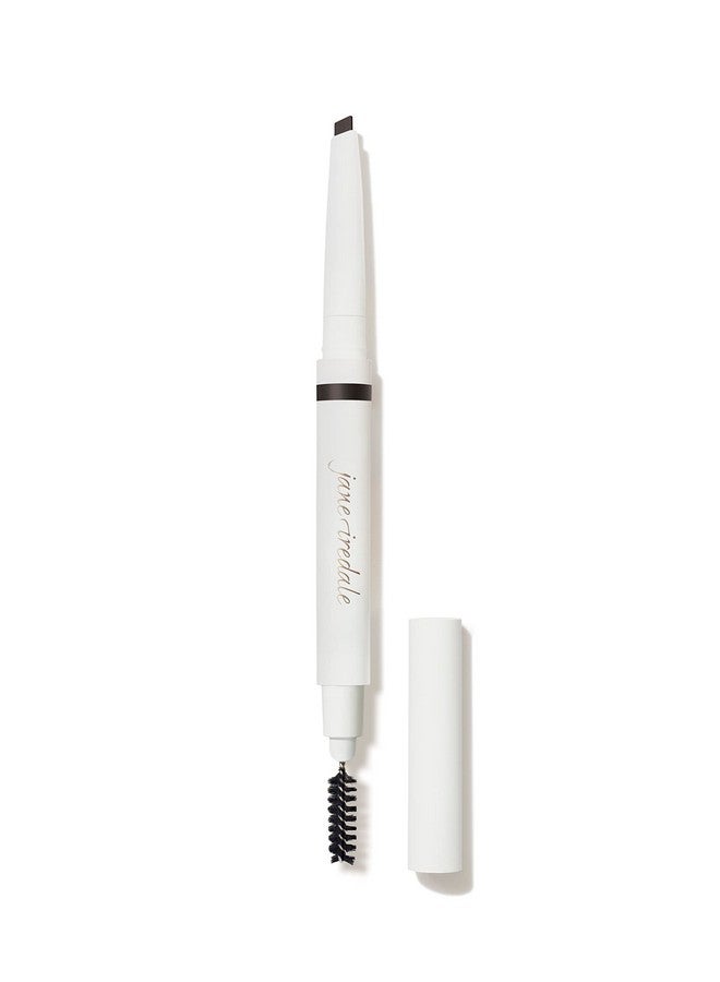 Purebrow Shaping Pencil Retractable Pencil + Spoolie Expertly Outlines Shapes Fills & Fluffs Waterresistant Smudgeproof Formula