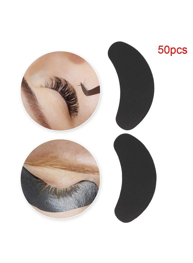 Under Eye Pads 50 Pairs Eye Gel Pads Eyelash Extension Pads For Eyelash Extensions Eye Mask Beauty Tool Black