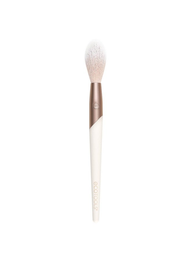 Luxe Soft Highlighter Makeup Face Powder Brush Sheer Luminous Glow Premium Quality Makeup Brush Ultra Soft Synthetic Bristles Eco Friendly Face Brush Crueltyfree 1 Count