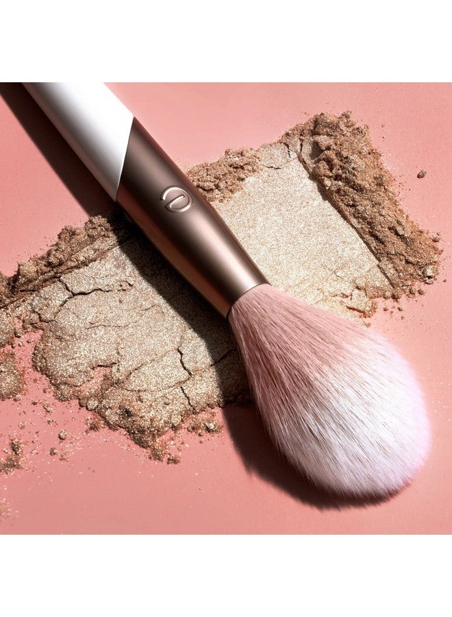 Luxe Soft Highlighter Makeup Face Powder Brush Sheer Luminous Glow Premium Quality Makeup Brush Ultra Soft Synthetic Bristles Eco Friendly Face Brush Crueltyfree 1 Count