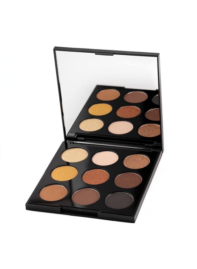 Ultimate 9Count Eyeshadow Palette Talcfree Formula High Pigmented Shades In A Mix Of Matte & Shimmer Finishes Blendable Long Lasting Colorful Professionalgrade Makeup (Golden Sands)