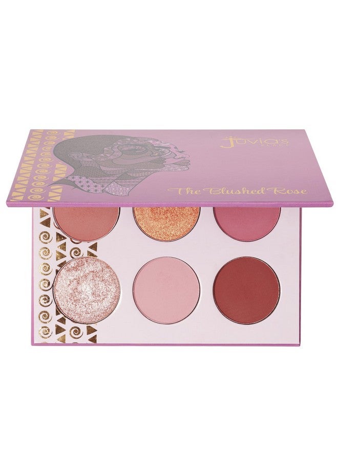 The Blushed Rose Rosy Pinks Rosegold Shades Of 6 Eyeshadow Palette Professional Eye Makeup Pigmented Eyeshadow Palette Makeup Palette