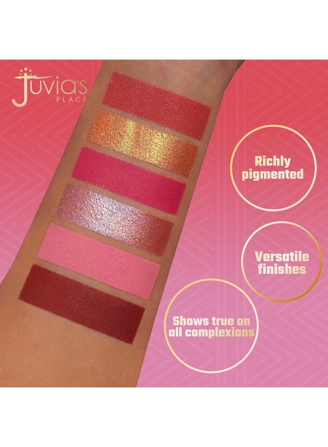 The Blushed Rose Rosy Pinks Rosegold Shades Of 6 Eyeshadow Palette Professional Eye Makeup Pigmented Eyeshadow Palette Makeup Palette