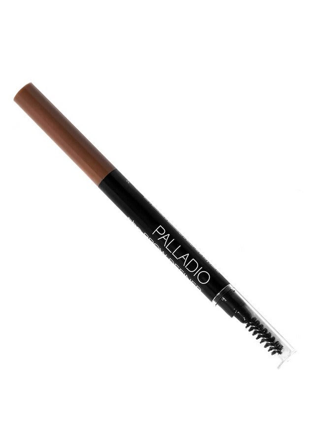 Brow Definer Retractable Pencil Triangular Tip Fills Brows For A Natural Look Tame And Shape Eyebrows With Spoolie Brush Eyebrow Shaper Buildable Light To Dark Colors (Caramel)