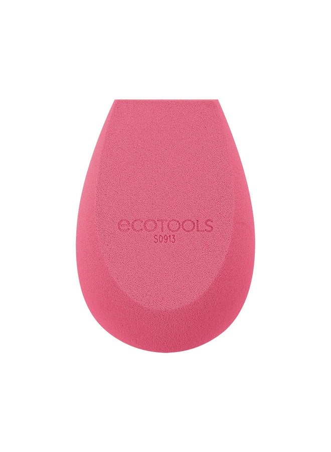 Rose Water Bioblender Compostable Makeup Blending Sponge For Liquid & Cream Foundation Base Coverage Antiinflammatory Ingredients Pink Cruelty Free & Vegan 1 Count