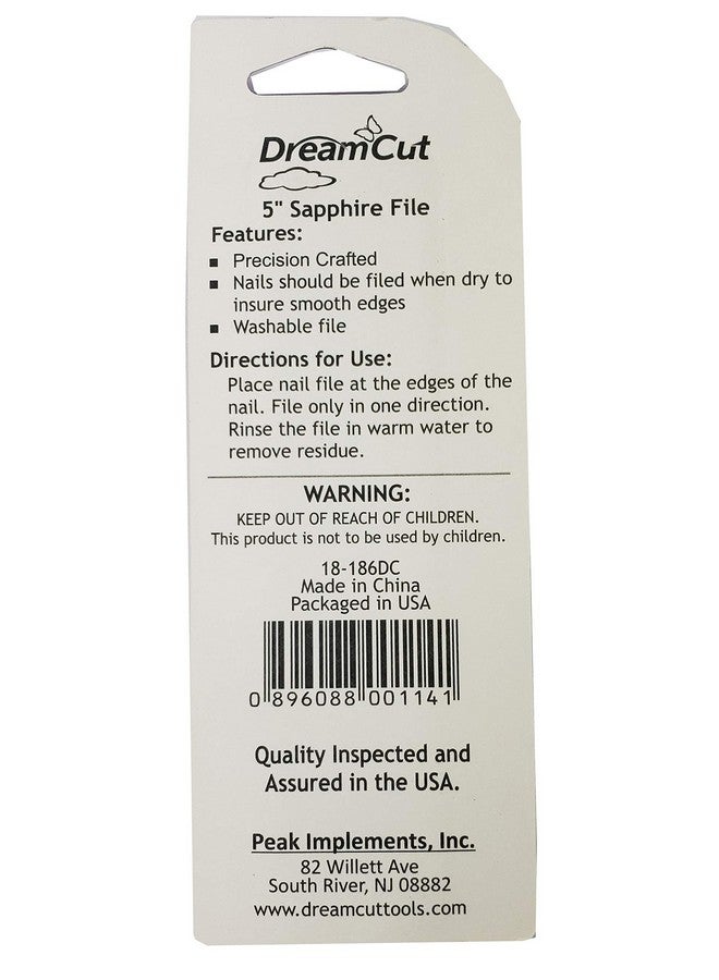 Professional Double Sided Sapphire Nail File Manicure Pedicure Finger & Toe Nail By Dreamcut