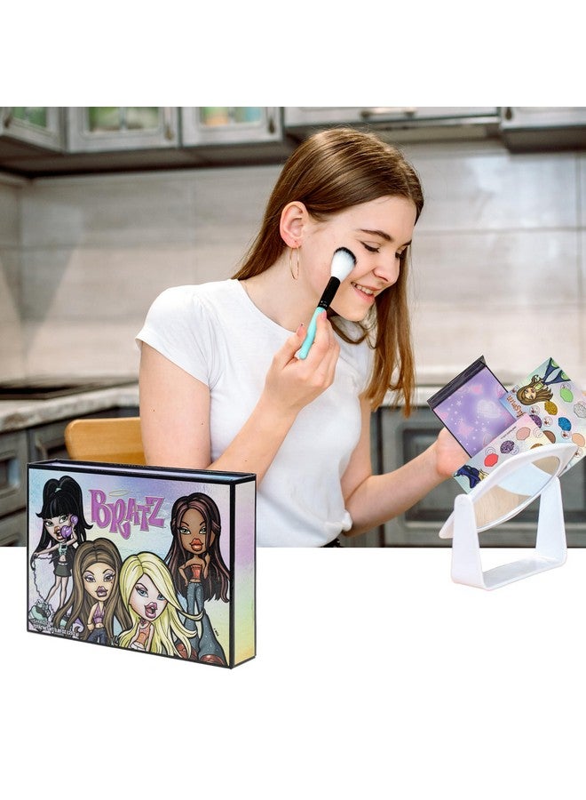 Bratz 27Well Eyeshadow Swivel Palette Shimmery And Opaque Colors Pigmented Blendable Longlasting Colors Nontoxic Perfect For Parties Sleepovers & Makeovers