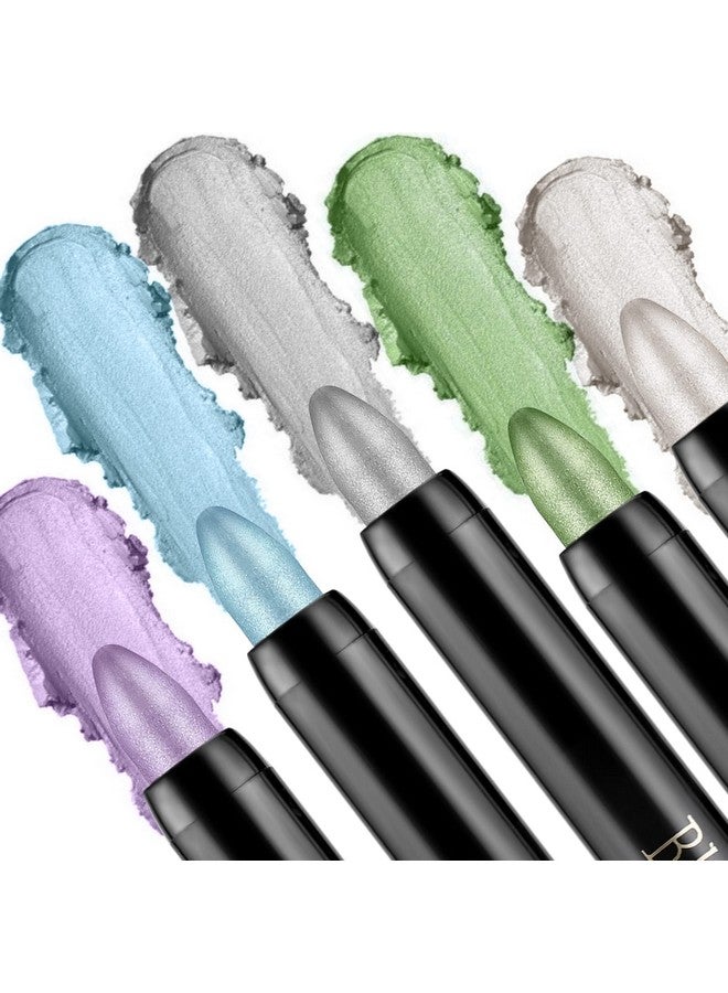 Eyeshadow Pencil Crayon Waterproof Eyeshadow Stick Shimmer Cream Eyeshadow Pen Create Glitter Eye Makeup Easy To Use (01)