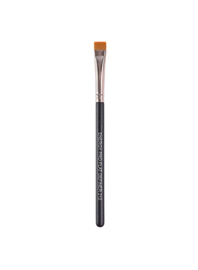 Flat Eyeliner Eyebrow Concealer Brush Pro Flat Definer Firm Stiff Thin Synthetic Bristle Precision Lash Liner Brow Conceal For Defining Shaping Eyebrows With Gel Powder Cream Cake Makeup 212