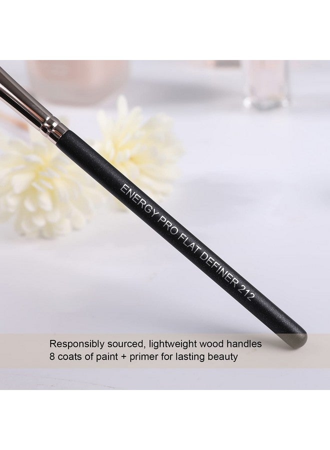 Flat Eyeliner Eyebrow Concealer Brush Pro Flat Definer Firm Stiff Thin Synthetic Bristle Precision Lash Liner Brow Conceal For Defining Shaping Eyebrows With Gel Powder Cream Cake Makeup 212