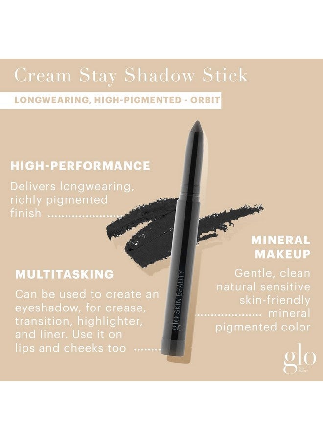 Cream Stay Shadow Stick (Orbit) Multipurpose Eyeshadow Mineral Makeup Can Also Be Used As Liner On Lips Or Cheeks 12Hours Of Wear