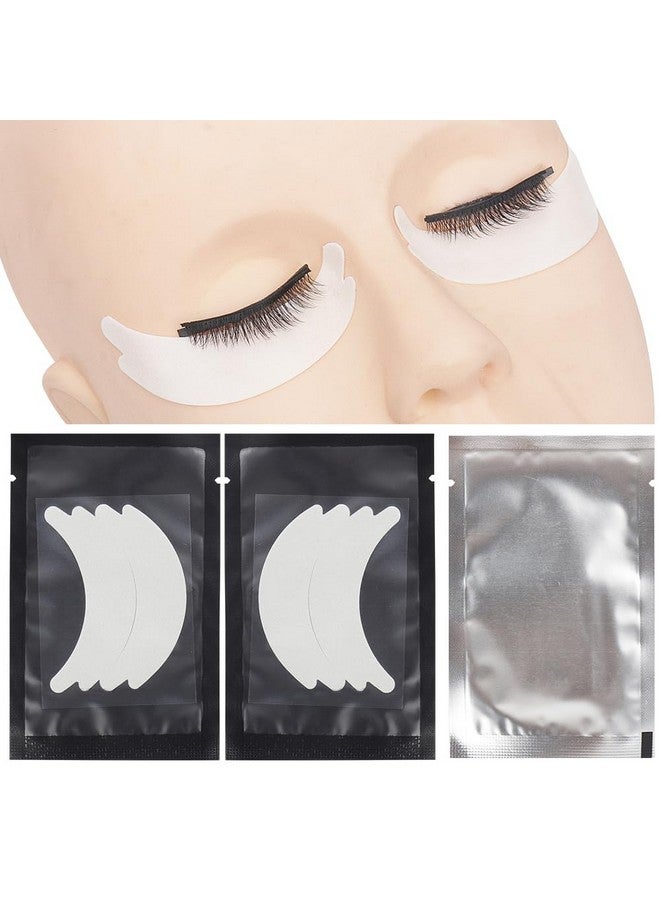 50 Pair Butterfly Under Eye Gel Pads Hydrogel Eye Patches For Eyelash Extension Lint Free Under Hydrogel Eye Mask Pads Lash Extension Supplies (Black)