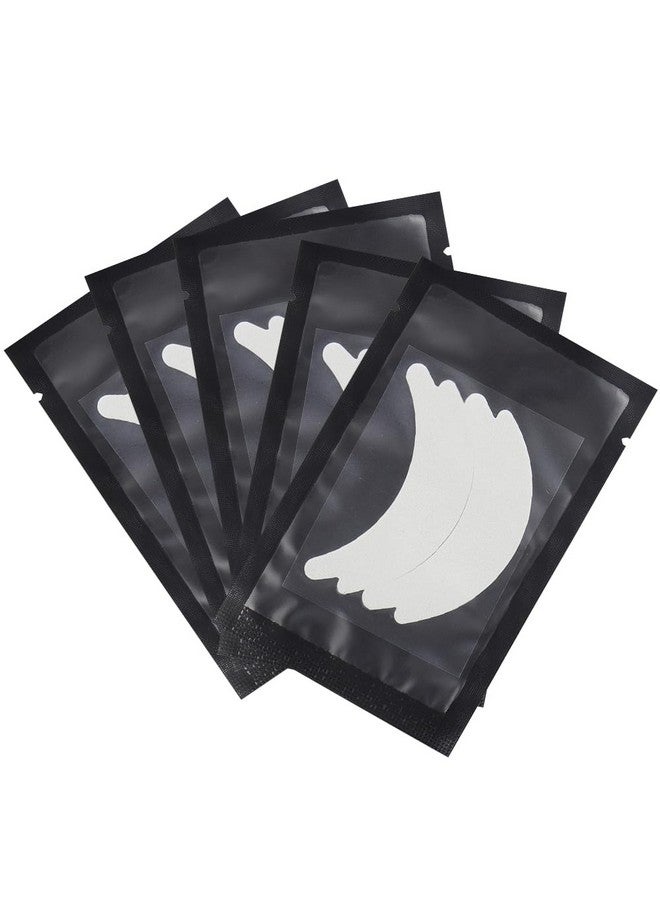 50 Pair Butterfly Under Eye Gel Pads Hydrogel Eye Patches For Eyelash Extension Lint Free Under Hydrogel Eye Mask Pads Lash Extension Supplies (Black)