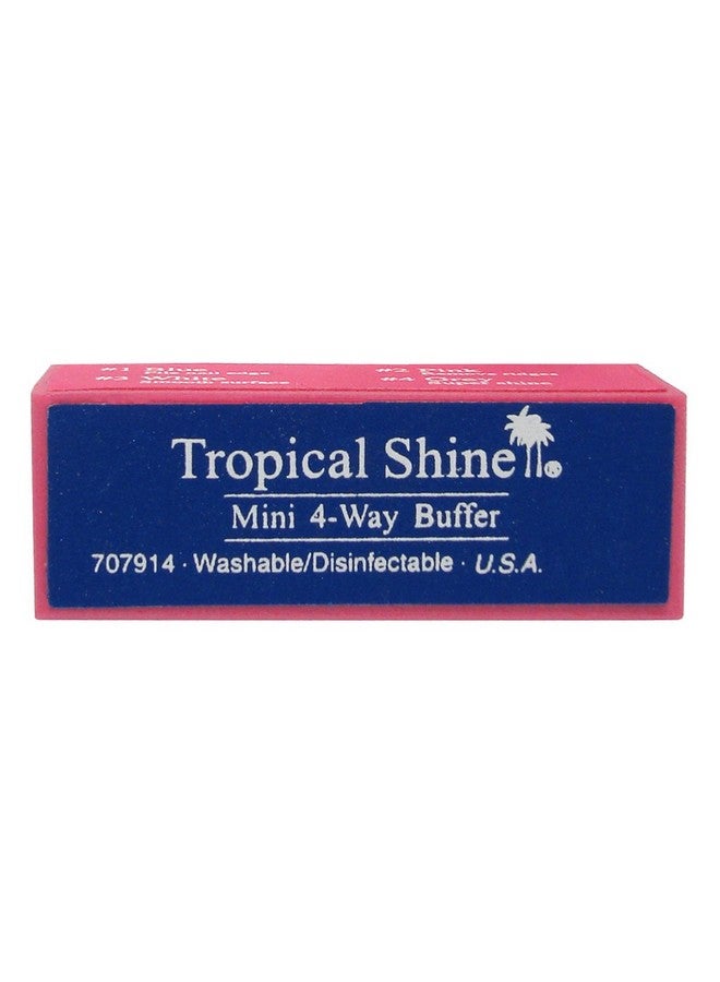 Nail File 4Way Buffer Miniblock (Medium/Fine Smooth/Shine) Block Size 1 X 1 X 3 (707914)