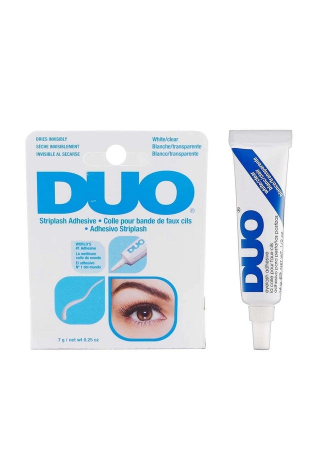 Strip Lash Adhesive White/Clear For Strip False Eyelash 0.25 Oz 1Pack