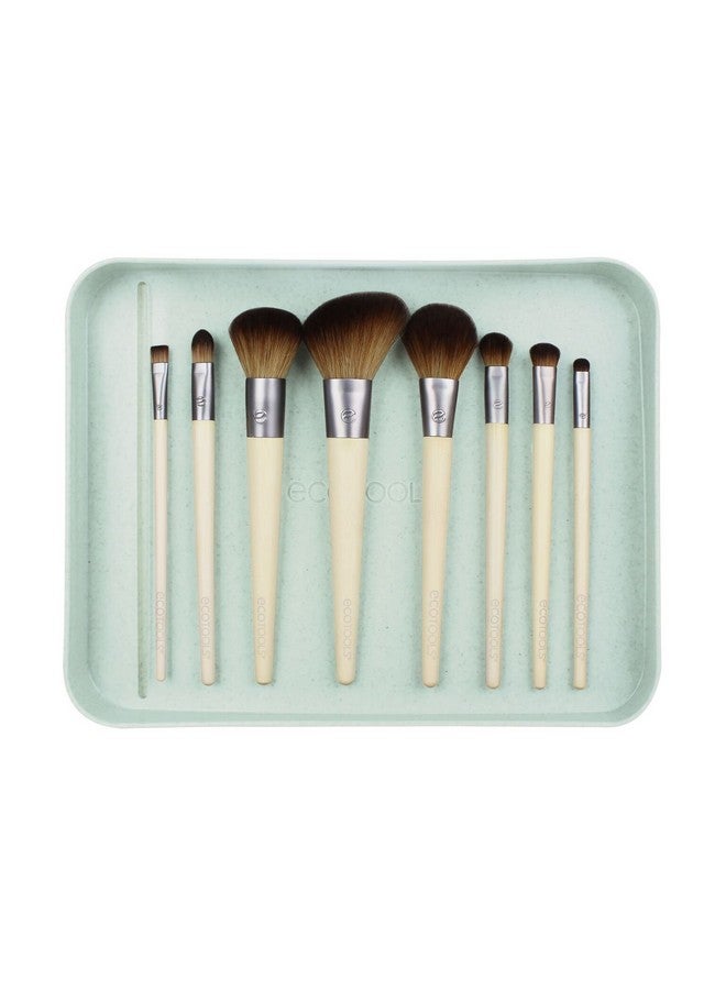 Cruelty Free Confidence In Bloom Brush Setcruelty Free Synthetic Taklon Bristles Recycled Packaging Recycled Aluminum Ferrules