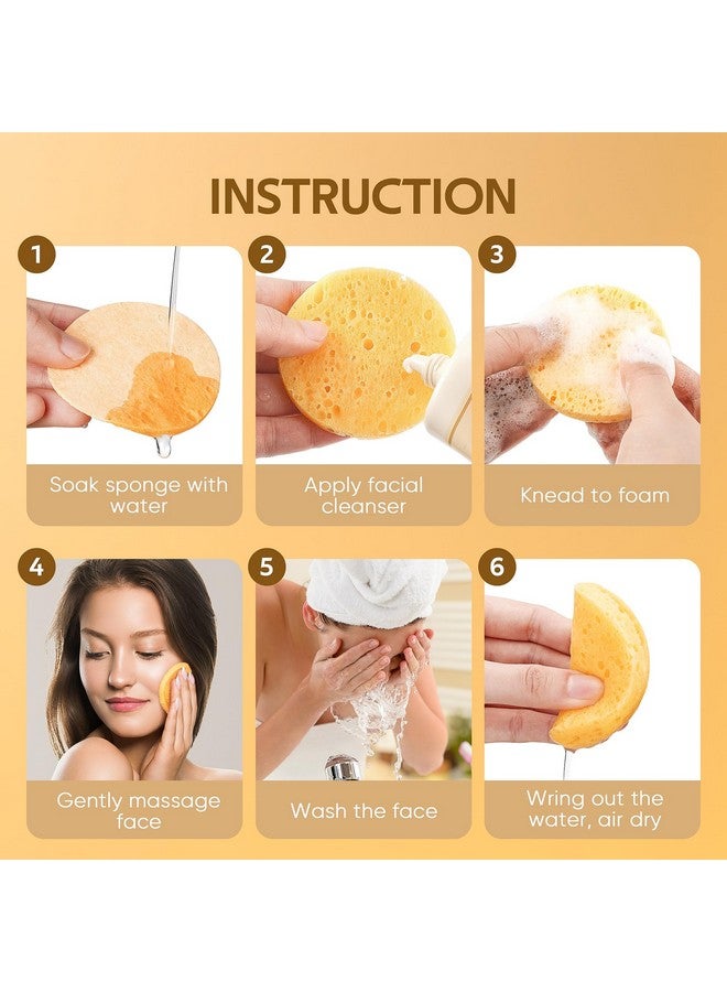 100Pcs Compressed Facial Sponges Cleansing For Personal Spa Esthetician Use