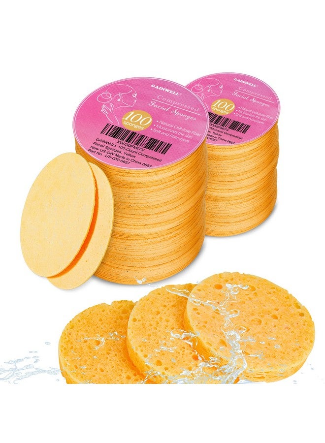 200Pcs Compressed Facial Sponges Cleansing For Personal Spa Esthetician Use