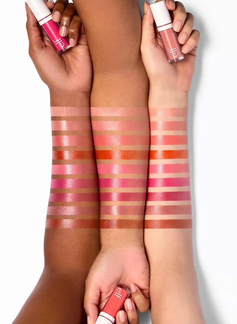 Camo Liquid Blush, Long-Lasting Liquid Blush For High-Pigment Colour, Creates A Soft, Dewy Finish (Berry Well)