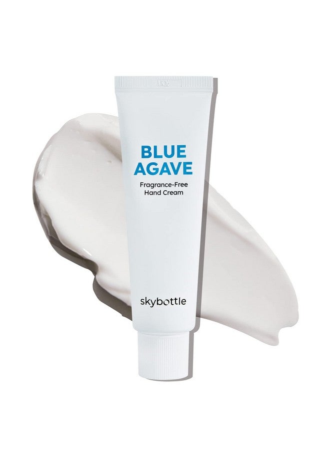 Unscented Blue Agave Hand Cream Extra Hydrating Lotion Vegan Certified Shea Butter Fast Absorbing For Dry Cracked Hands 1.7 Fl. Oz