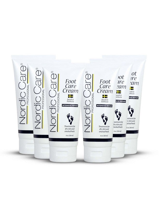 Foot Care Cream Repairs And Hydrates Dry And Cracked Heels 10% Urea Cream Treats Severely Dry Feet Cracked Heels & Callus Removal Hypoallergenic & Lanolinfree 6 Oz (Pack Of 6)